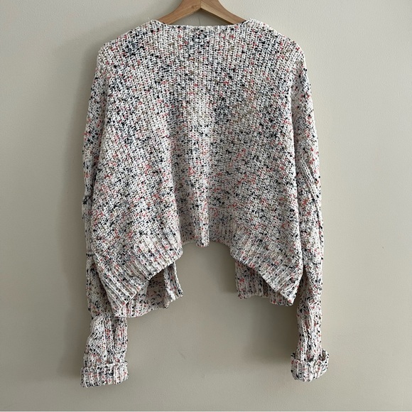 Anthropologie - Moon & Madison Confetti Crochet Cardigan Sweater - Picture 5 of 11